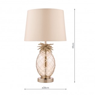Lampé á poser Pineapple Mini Verre