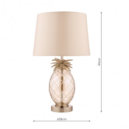 Lampé á poser Pineapple Mini Verre