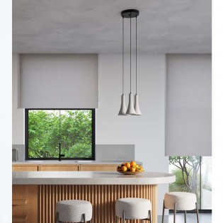 Lámpe de plafond Rea (3 Lumieres)