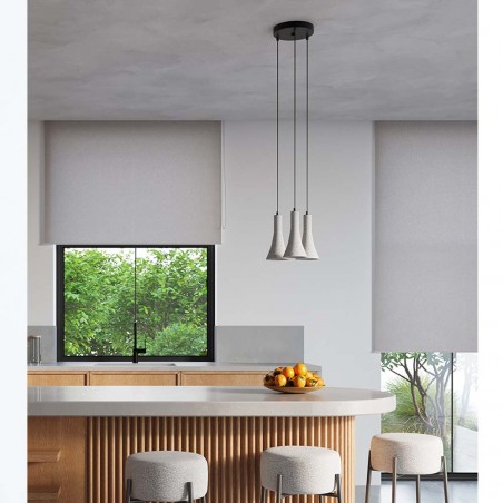 Lámpe de plafond Rea (3 Lumieres)