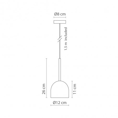 Lampe de plafond Rio