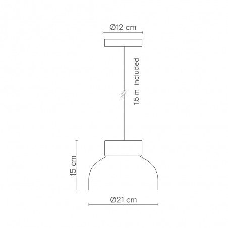 Lampe de plafond Reiko Plane