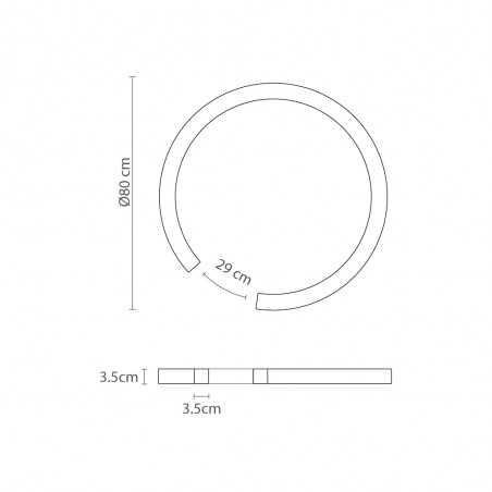 Plafonnier LED Roberta (40W)