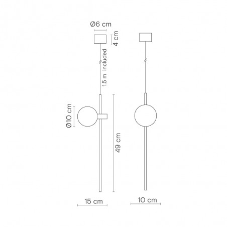 Lampe de plafond Roxanne