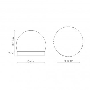 Applique Murale/Plafond Roi Opal