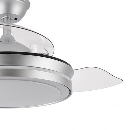 Ventilateur LED avec pales pliantes Esparta Mini CCT (72W)