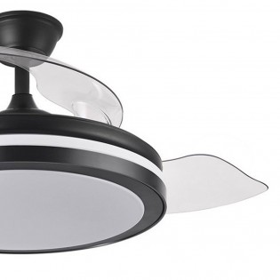 Ventilateur LED avec pales rétractables Esparta Plus CCT (72W)