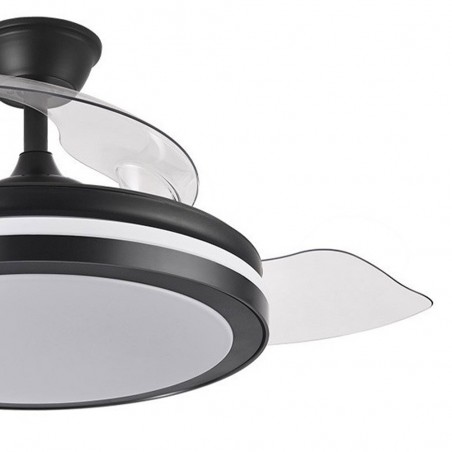 Ventilateur LED avec pales rétractables Esparta Plus CCT (72W)