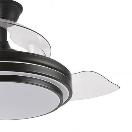 Ventilateur LED pales rétractables Ibe CCT (72W)
