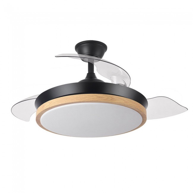 Ventilateur LED pales rétractables Evros Mini CCT (72W)