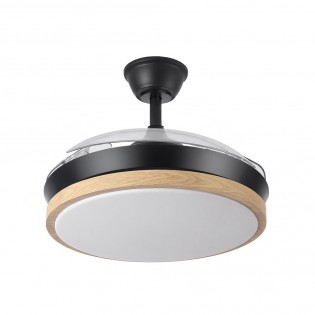 Ventilateur LED pales rétractables Evros Mini CCT (72W)