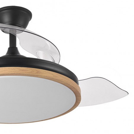 Ventilateur LED pales rétractables Evros CCT (72W)