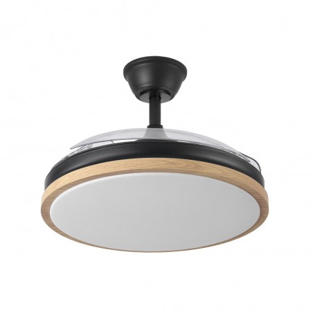 Ventilateur LED pales rétractables Evros CCT (72W)