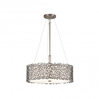 Lámpe de plafond Silver Coral