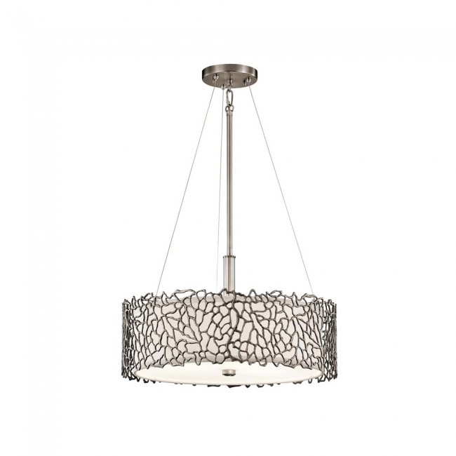 Lámpe de plafond Silver Coral