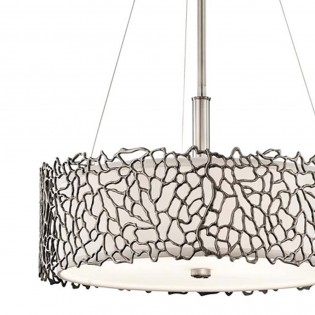 Lámpe de plafond Silver Coral