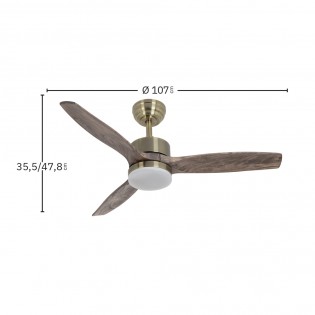 Ventilateur de plafond LED Torino CCT (24W)