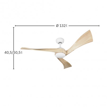Ventilateur de plafond LED Janubi CCT (22W)