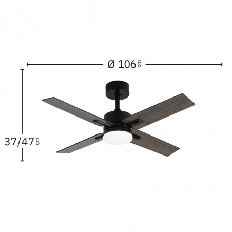 Ventilateur LED pales réversibles Talco CCT (20W)