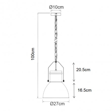Lampe de suspension Campana