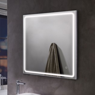Espejo con luz LED Mia Antivaho (80x80 cm.)