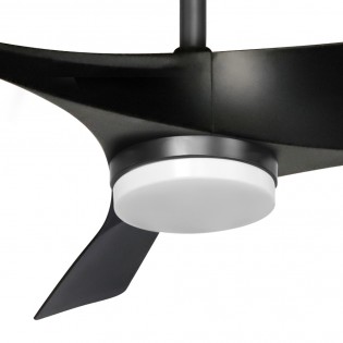 Ventilateur de plafond LED Niger CCT Dim (22W)
