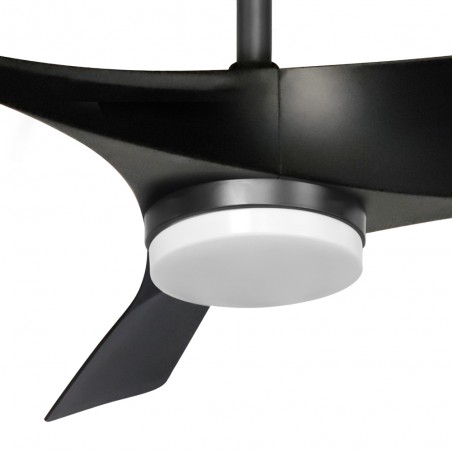 Ventilateur de plafond LED Niger CCT Dim (22W)