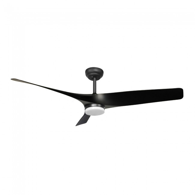 Ventilateur de plafond LED Niger CCT Dim (22W)