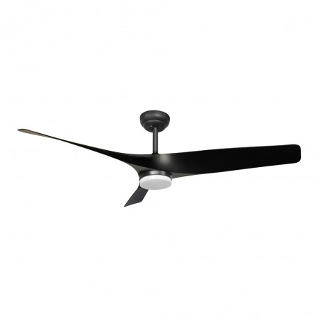 Ventilateur de plafond LED Niger CCT Dim (22W)