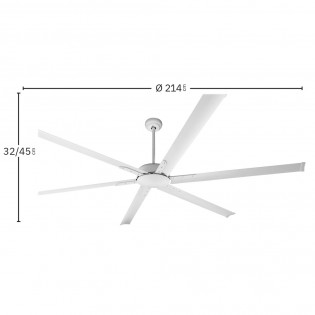 Ventilateur de plafond LED CCT Dim (24W)