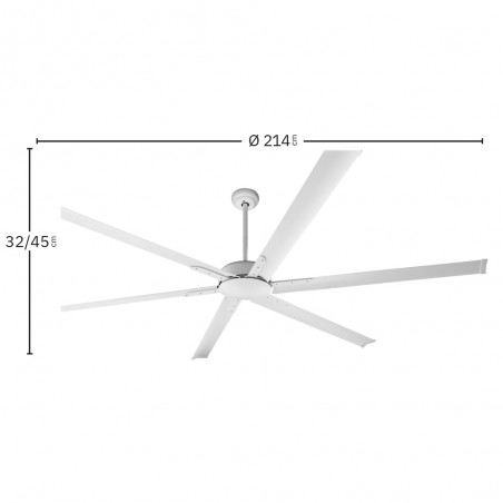 Ventilateur de plafond LED CCT Dim (24W)