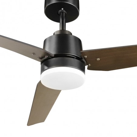 Ventilateur LED pales réversibles Captus CCT Dim (22W)