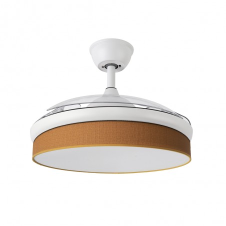 Ventilateur LED pales rétractables Moda Orange Mini (72W)