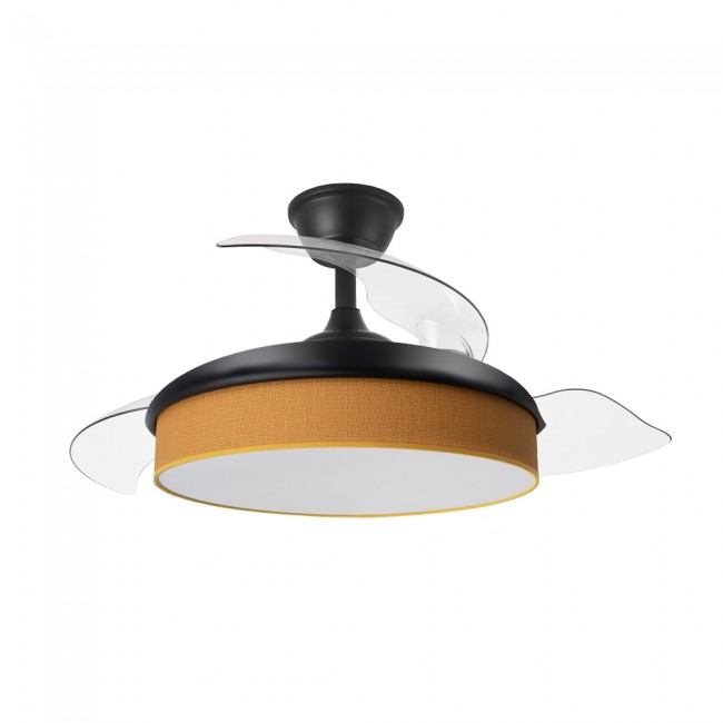 Ventilateur LED pales rétractables Moda Orange (72W)