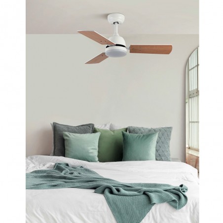 Ventilateur LED pales réversibles Portico CCT (20W)