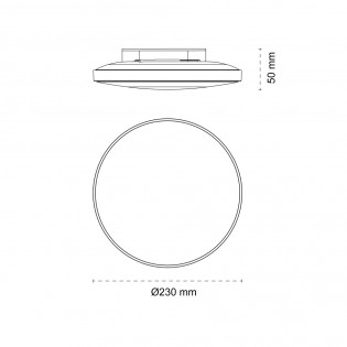 Downlight LED Ara IP44 (18W)