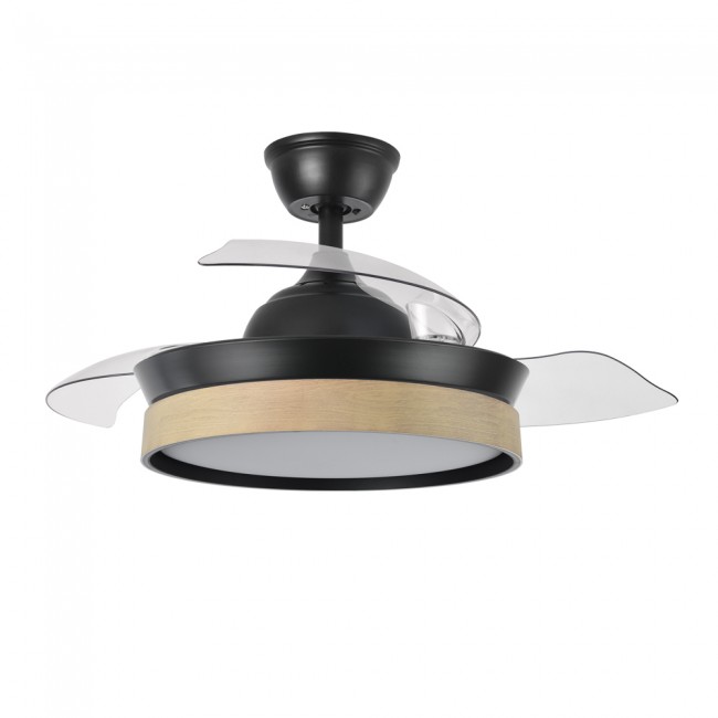 Ventilateur LED pales rétractables Iglu Mini CCT (72W)