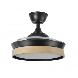Ventilateur LED pales rétractables Iglu Mini CCT (72W)