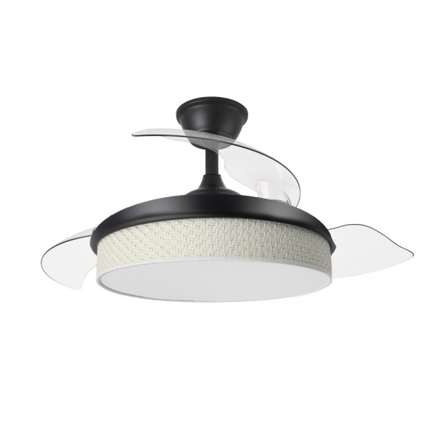Ventilateur LED pales rétractables Moda Cañizo Blanc (72W)