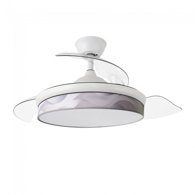 Ventilateur LED pales rétractables Moda Mini Ola (72W)