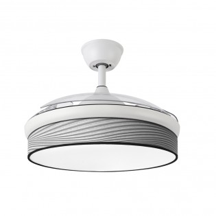 Ventilateur LED pales rétractables Moda Mini Surco (72W)