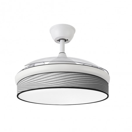 Ventilateur LED pales rétractables Moda Mini Surco (72W)
