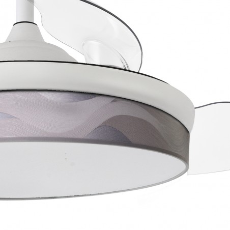 Ventilateur LED pales rétractables Moda Ola CCT (72W)