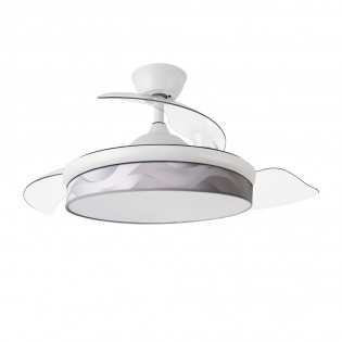 Ventilateur LED pales rétractables Moda Ola CCT (72W)