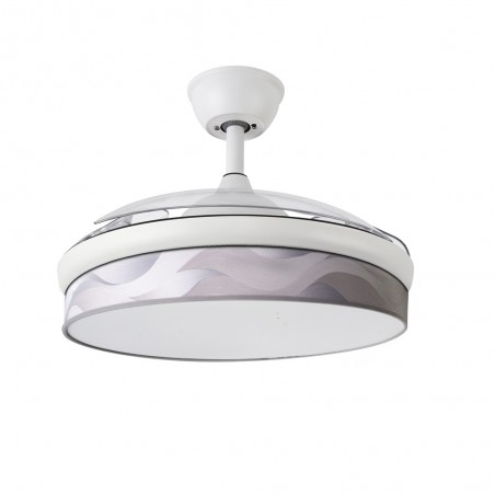 Ventilateur LED pales rétractables Moda Ola CCT (72W)