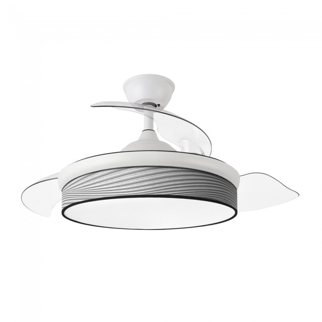 Ventilateur LED pales rétractables Moda Surco CCT (72W)