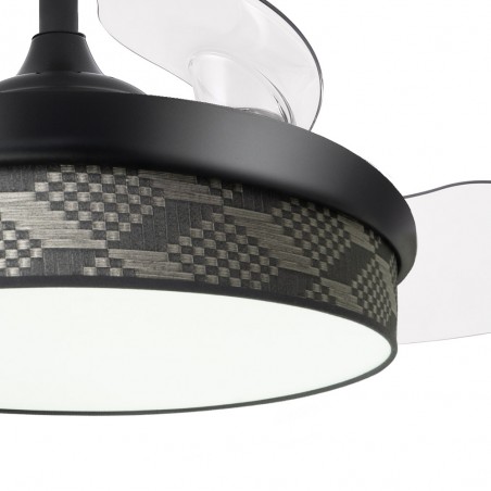Ventilateur LED pales rétractables Moda Tetris CCT (72W)
