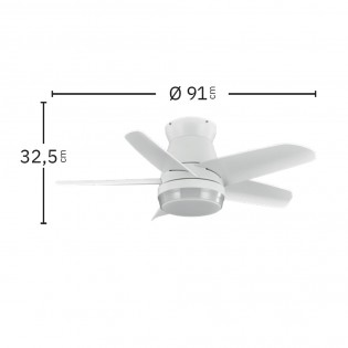 Ventilateur de plafond LED Neutron CCT (24W)