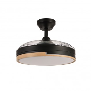 Ventilateur LED pales pliantes Olimpia Mini CCT (48W)