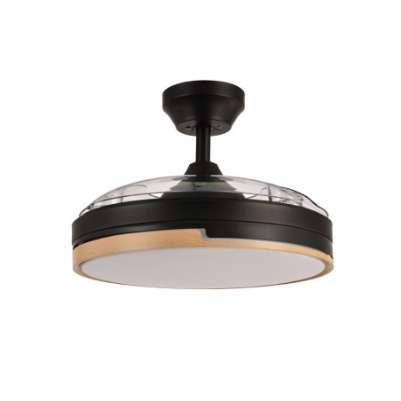 Ventilateur LED pales pliantes Olimpia Mini CCT (48W)